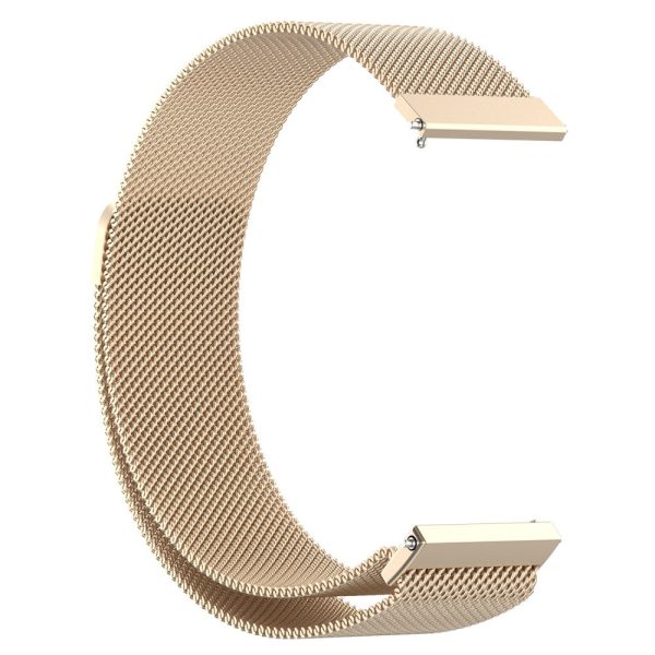 22mm Universal milanese stainless steel watch strap - Champagne Gold Online Sale