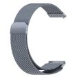 22mm Universal milanese stainless steel watch strap - Grey For Discount