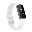 Fitbit Luxe simple silicone watch strap - White   Size: L Cheap