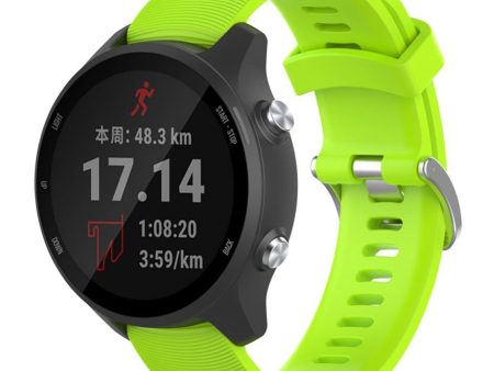 Garmin Forerunner 245 silicone watch band - Green Hot on Sale