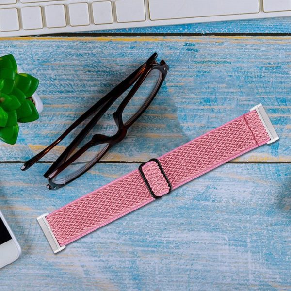 Fitbit Sense   Versa 3 elastic watch strap with adjustable buckle - Pink Online