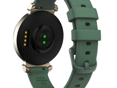 KALEBOL Garmin Lily 2 Silicone Watch Strap Wrist Band Replacement - Midnight Green For Sale