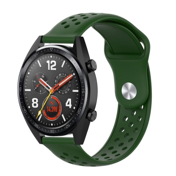 Samsung Galaxy Watch (42mm) silicone watch band - Green Discount