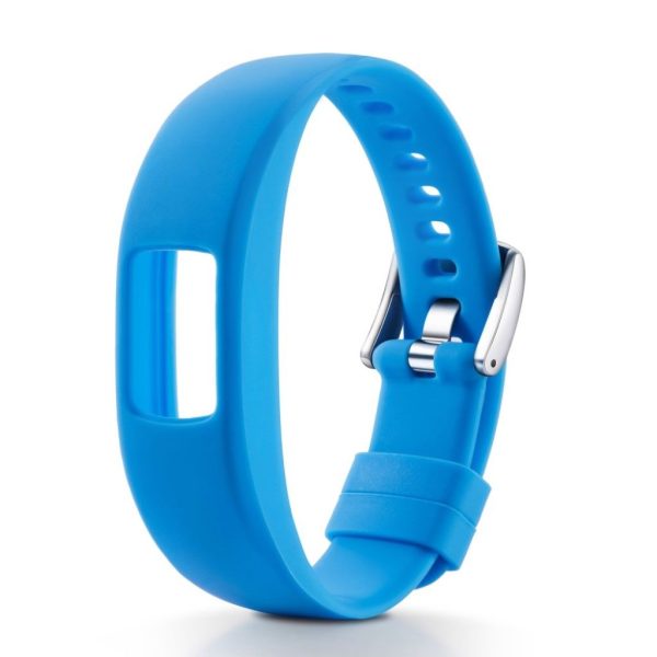 Garmin Vivofit 4 adjustable silicone watchband - Baby Blue Cheap