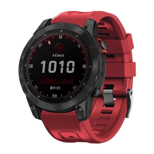 Silicone strap for Garmin   Amazfit and Coros watch - Red Online Sale