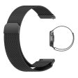 22mm Universal stainless steel watch strap - Black on Sale