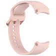 Samsung Galaxy Watch4   5   6   7 40mm   Watch 5 Pro 45mm   Watch FE 40mm Wrist Band Replacement Silicone Watch Strap - Pink Online Hot Sale