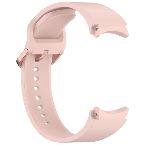 Samsung Galaxy Watch4   5   6   7 40mm   Watch 5 Pro 45mm   Watch FE 40mm Wrist Band Replacement Silicone Watch Strap - Pink Online Hot Sale