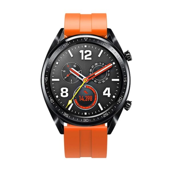 22mm Huawei Watch GT silicone watch band - Orange Cheap