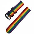 24mm nylon strap for Suunto and Fossil watch - Rainbow Sale