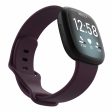 Fitbit Versa 3   Sense silicone watch band - Dark Purple Size: L Fashion