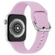 KALEBOL Apple Watch Series 41mm - 40mm - 38mm Universal Silicone Watch Strap - Light Purple Hot on Sale