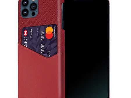 Bofink iPhone 13 Pro Max Card cover - Red Cheap