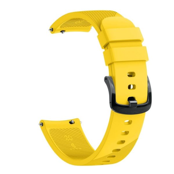 Garmin Forerunner 645 twill silicone watch band - Yellow Hot on Sale