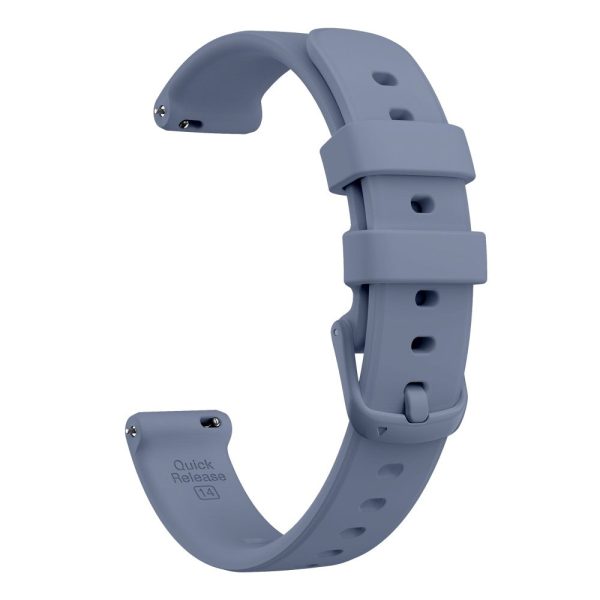 For Garmin Lily Silicone Watch Strap Adjustable Wrist Band Replacement - Blue Grey Hot on Sale