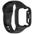 Xiaomi Redmi Watch 3 silicone strap with protective cover - Black on Sale