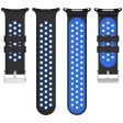 Samsung Galaxy Watch Ultra 47mm Silicone Sport Strap Breathable Dual Color Watch Strap - Blue     Yellow Sale