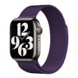 KALEBOL KLB-ML-001 Apple Watch Series 41mm   40mm   38mm Milanese Metal Watch Band - Purple Cheap