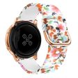 20mm Samsung Galaxy Watch Active pattern silicone watch band - Beautiful Flowers Fashion