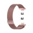 Huawei Watch Fit stainless steel watch band - Pink on Sale