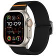 Nylon Strap for Apple Watch Series 49mm - 45mm - 44mm - 42mm Band - Black Cheap