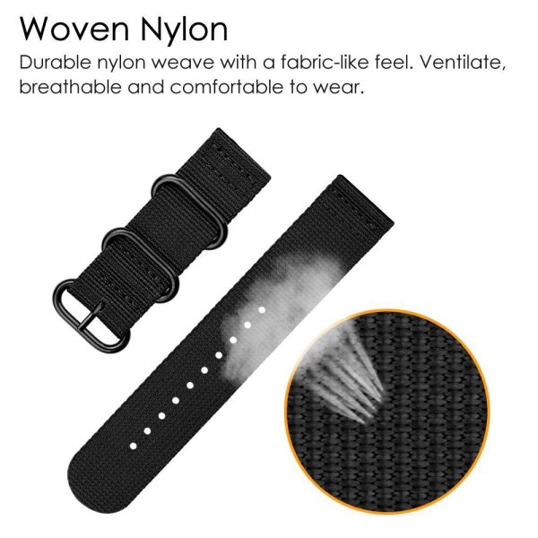 24mm nylon strap for Suunto and Fossil watch - Rainbow Sale