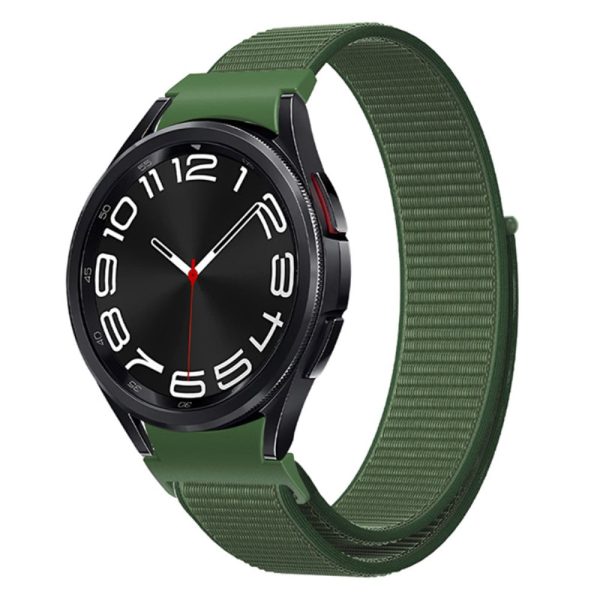 Samsung Galaxy Watch 6   5   4 nylon strap - Army Green Online Hot Sale