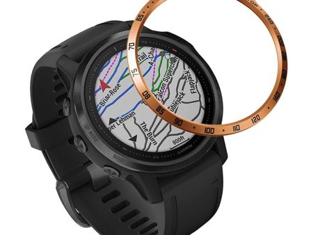 Garmin Fenix 6S   6S Pro numeric pattern stainless steel bezel - Rose Gold    Black Cheap