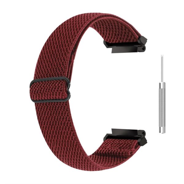 Amazfit T-Rex 2 simple nylon watch strap - Wine Red Online Sale