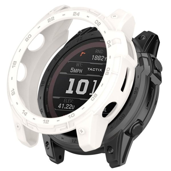 Garmin Enduro 2   Tactix 7 dial plate style watch cover - Ivory White Supply