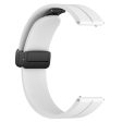 Huawei Watch GT 4 41mm   Garmin Venu 3S 18mm Watch Band Silicone Watch Strap with Folding Buckle - White Online