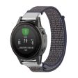 Garmin Fenix 6S   Fenix 5S Plus nylon loop watch band - Navy Blue Fashion