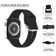 KALEBOL Apple Watch Series 41mm - 40mm - 38mm Universal Silicone Watch Strap - Light Purple Hot on Sale