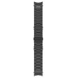 Samsung Galaxy Watch6   Watch6 Classic   Watch 5 Watch Band 3-Beads Titanium Steel Strap - Black For Discount