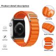 KALEBOL Apple Watch Series 41mm - 40mm - 38mm Universal Watch Strap Nylon Loop Band - Black Fashion