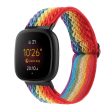 Fitbit Sense   Versa 3 nylon wave pattern watch strap - Multi-color Online Sale