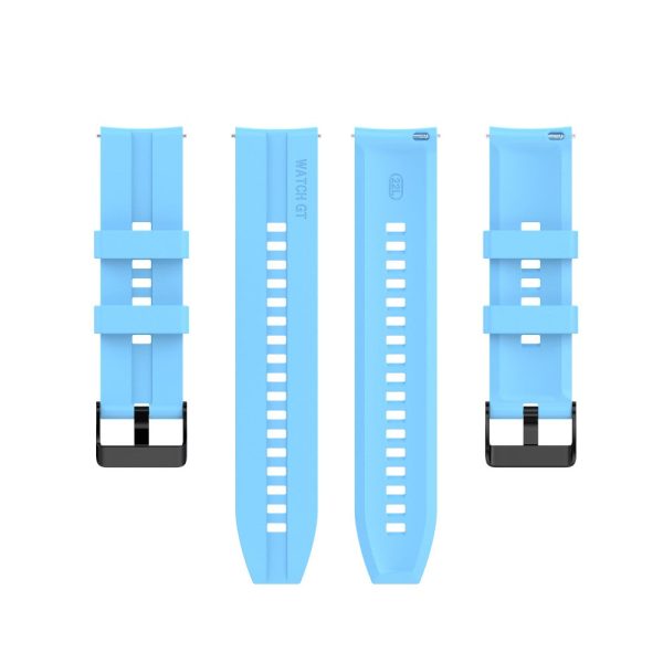 22mm Universal silicone watch strap - Sky Blue Online now