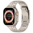 Titanium Steel Band Apple Watch 49mm   45mm   44mm   42mmm Strap - Starlight Color Cheap