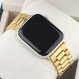 Apple Watch 40mm three bead stainless steel watch strap - Gold For Discount