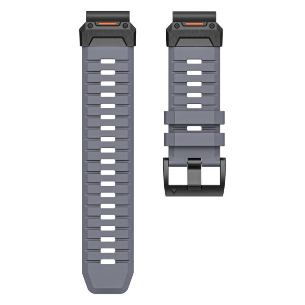 Garmin Fenix 3   5   5X   6X   7X Replacement Strap 22mm Universal Smart Watch Fluorubber Wrist Band - Grey Online now