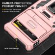 Armor Series Google Pixel 9 Case Bump Resistant and Flexible Kickstand Phone Cover with Slide Lens Shield - Rose Gold Sale