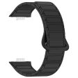 Huawei Watch Fit 3 Dual Color Replacement Band Magnetic Silicone Watch Strap - Black Online now