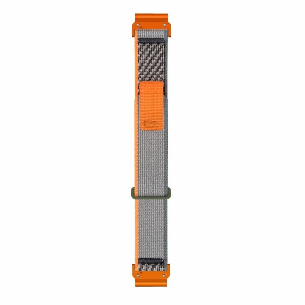 Garmin Fenix 7   Fenix 6 GPS   Fenix 5 Trail Loop Strap Nylon Watch Band - Orange   Grey+Orange Fashion