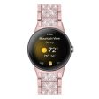 Google Pixel Watch rhinestone décor watch strap - Rose Pink Discount