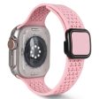 Apple Watch Series 41mm - 40mm - 38mm Magnetic Silicone Band - Light Pink Fashion