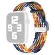 Apple Watch (41mm) cool nylon watch strap - Rainbow Color For Sale