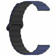 Huawei Watch 4   4 Pro   GT 4 46mm Magnetic Strap 22mm Universal Silicone Watch Band - Dark Blue+Black Cheap