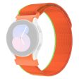 KALEBOL KLB-YJNLHH-001 Samsung Galaxy Watch4   Watch 5   Watch6 Nylon Band Loop Wristband - Orange+Green Discount