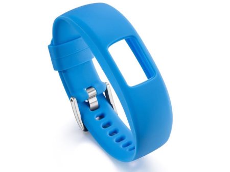 Garmin Vivofit 4 adjustable slicone watch strap - Size: S   Baby Blue Cheap