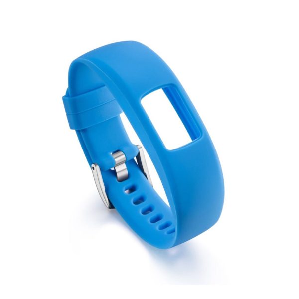 Garmin Vivofit 4 adjustable slicone watch strap - Size: S   Baby Blue Cheap